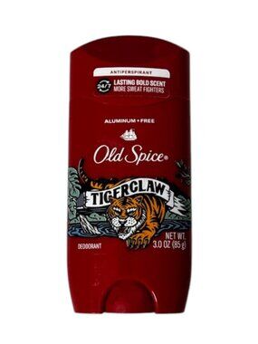 Old Spice Tigerclaw Deodorant 3oz Aluminum Free Men Rare Scent New
